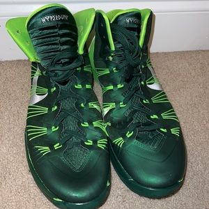 Mens 12 Nike Hyperdunk Green Shoes